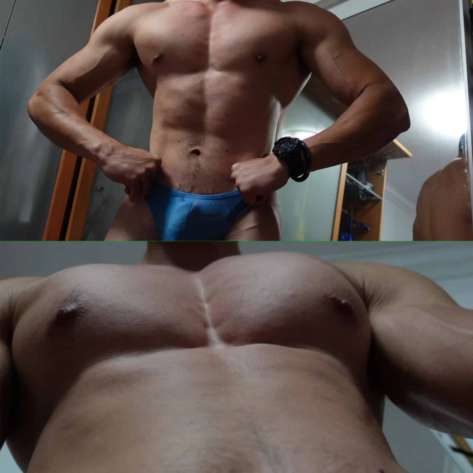 Muscle Pecs Worship